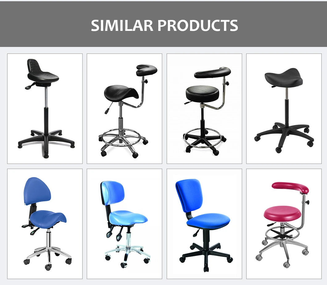 Hospital Furniture Stainless Steel Operating Revolving Stool Medical Doctor Stool Nurse Station Chair